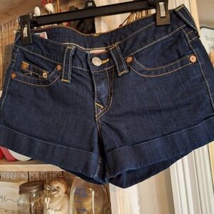 Womens True Religion Denim shorts size 28